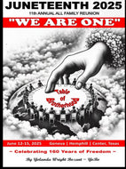 Juneteenth 2025 Commemorative Souvenir Book: We Are One - Celebrating 160 Years of Freedom