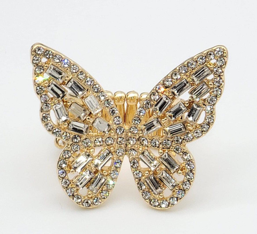 1260 Gold Butterfly Ring